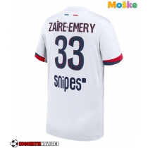 Moške Nogometnih dresov Paris Saint-Germain Warren Zaire-Emery #33 Gostujoči 2025-26 Kratki rokavi